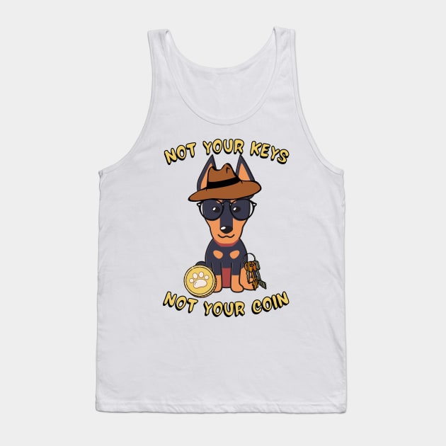 not your keys not your coin alsatian Tank Top by Pet Station